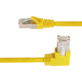 BEHPEX Branded Angled Cable 26AWG S/FTP Cat6a Cat6 Patch Cord Shielded RJ45 Connector